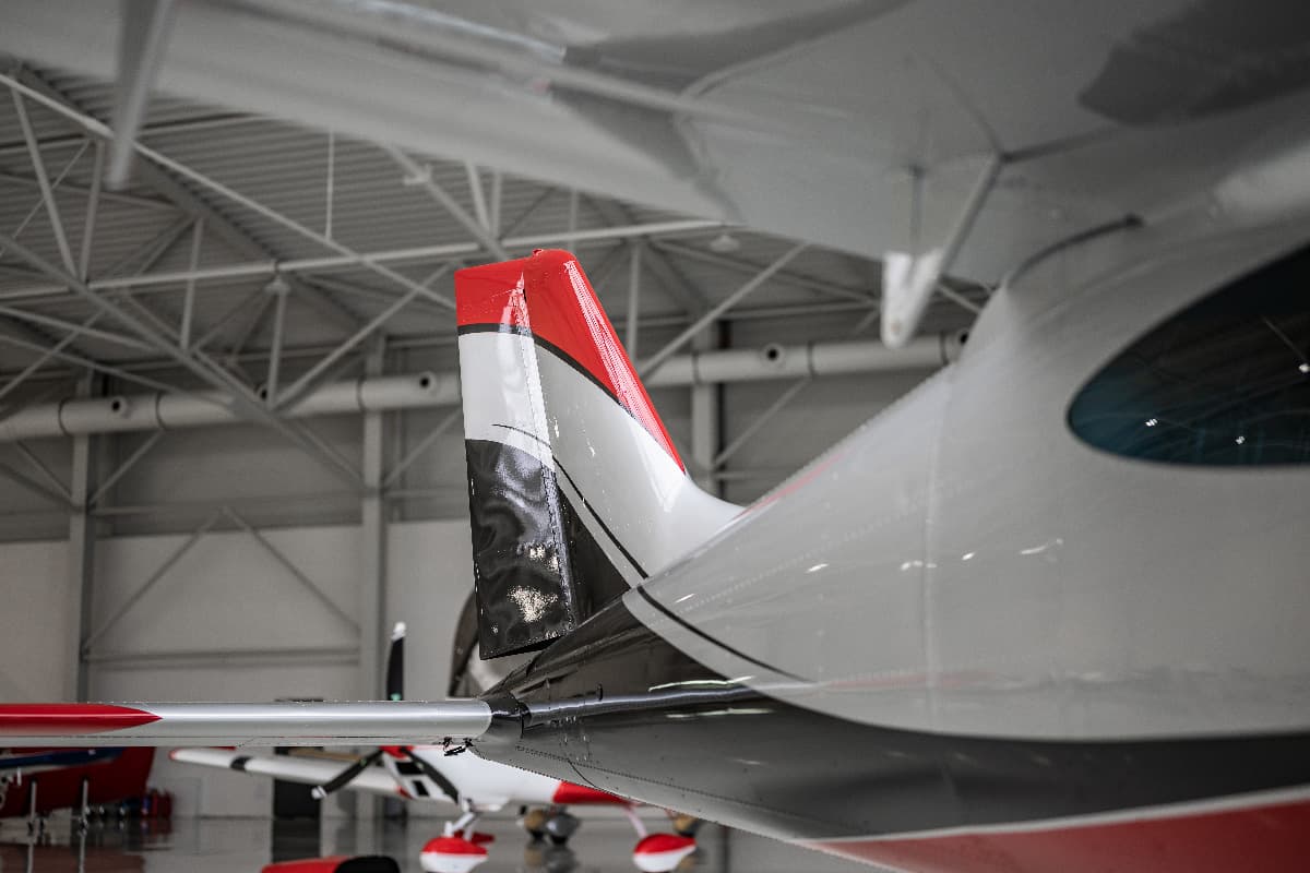 Bristell B8 tail and empennage detail