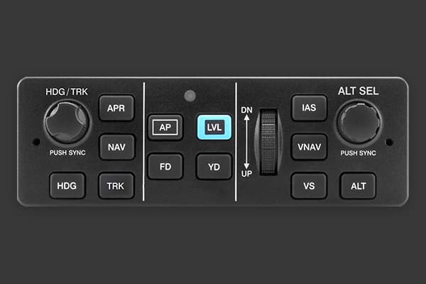 Garmin GMC 507 autopilot controller in the Bristell RG